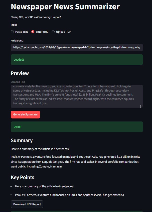 AI News Summarizer